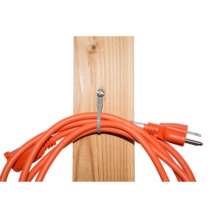 Gardner Bender Cable Tie, 66 Nylon, Gray 45-308MTG